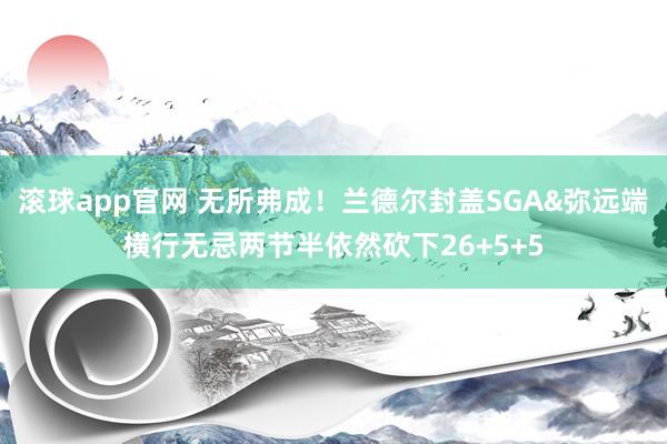 滚球app官网 无所弗成！兰德尔封盖SGA&弥远端横行无忌两节半依然砍下26+5+5