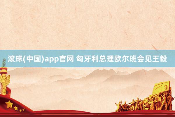 滚球(中国)app官网 匈牙利总理欧尔班会见王毅