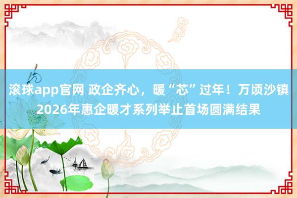 滚球app官网 政企齐心，暖“芯”过年！万顷沙镇2026年惠企暖才系列举止首场圆满结果