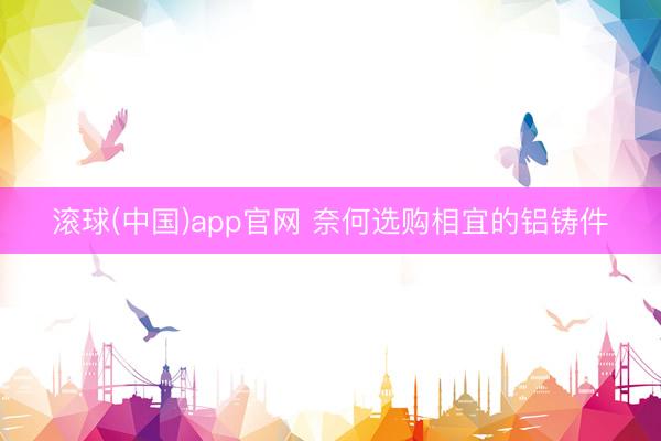 滚球(中国)app官网 奈何选购相宜的铝铸件